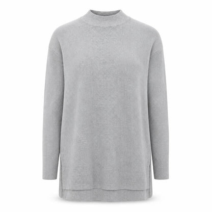 Womens UK Size M Papaya Grey Pullover Jumper