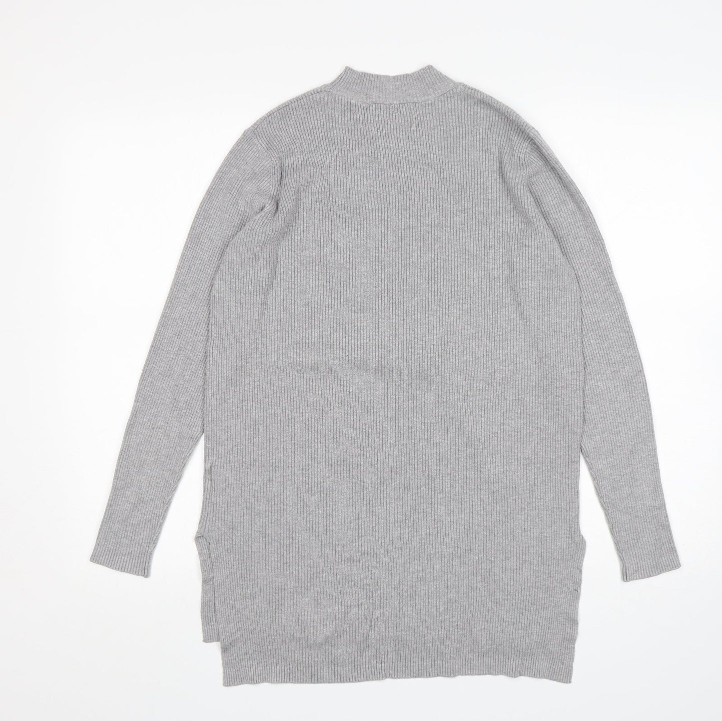 Womens UK Size M Papaya Grey Pullover Jumper