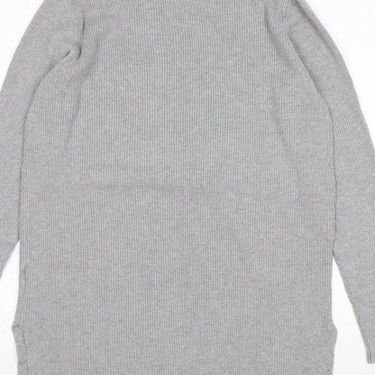 Womens UK Size M Papaya Grey Pullover Jumper