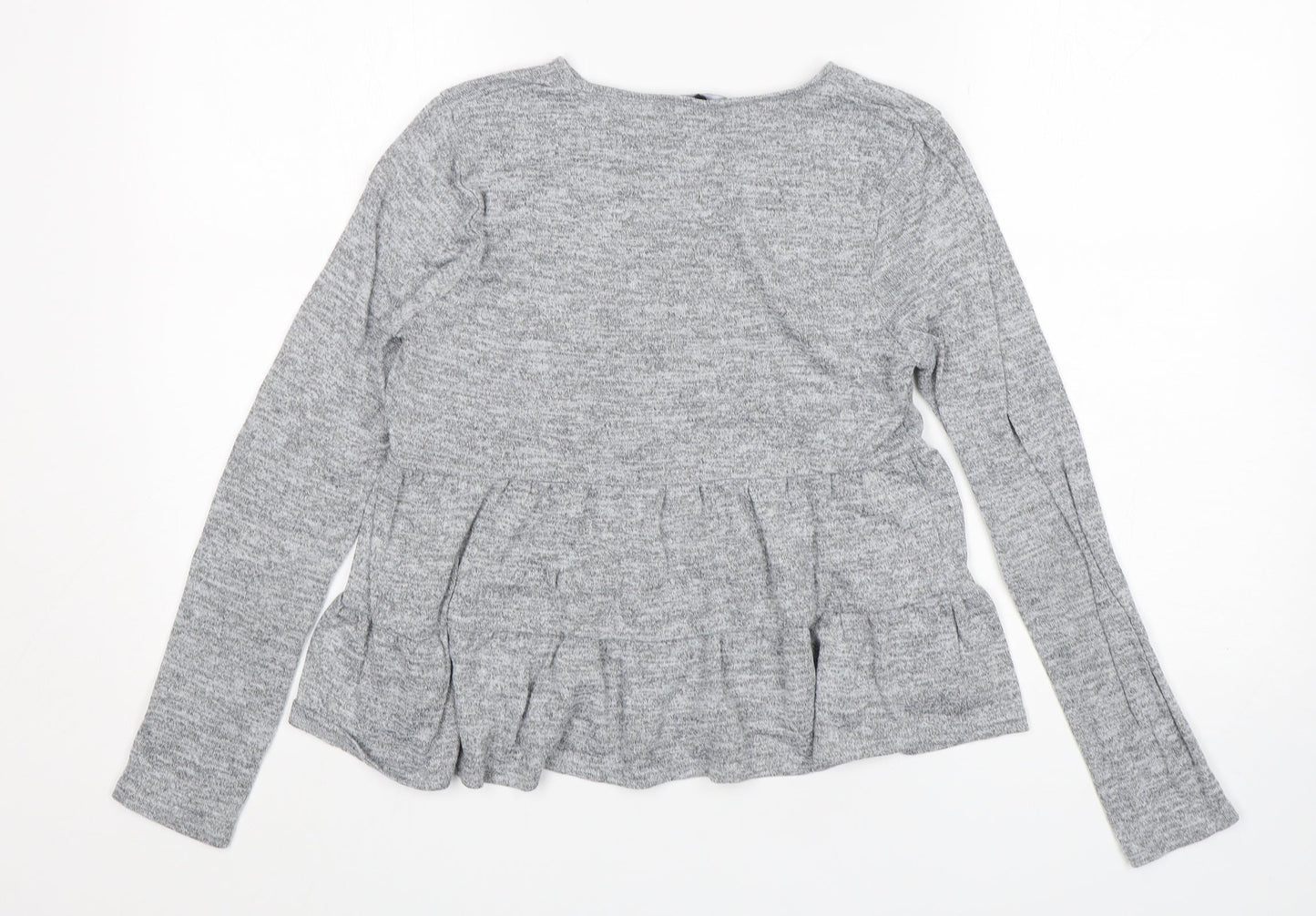 Womens UK Size S New Look Grey Pullover Jumper