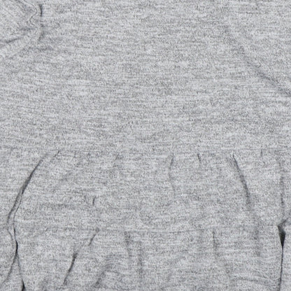 Womens UK Size S New Look Grey Pullover Jumper