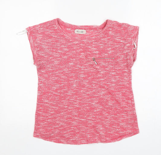 Womens UK Size 12 New Look Pink Pullover Jumper