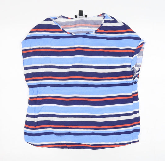 Womens UK Size 14 Atmosphere Multicoloured Basic Blouse