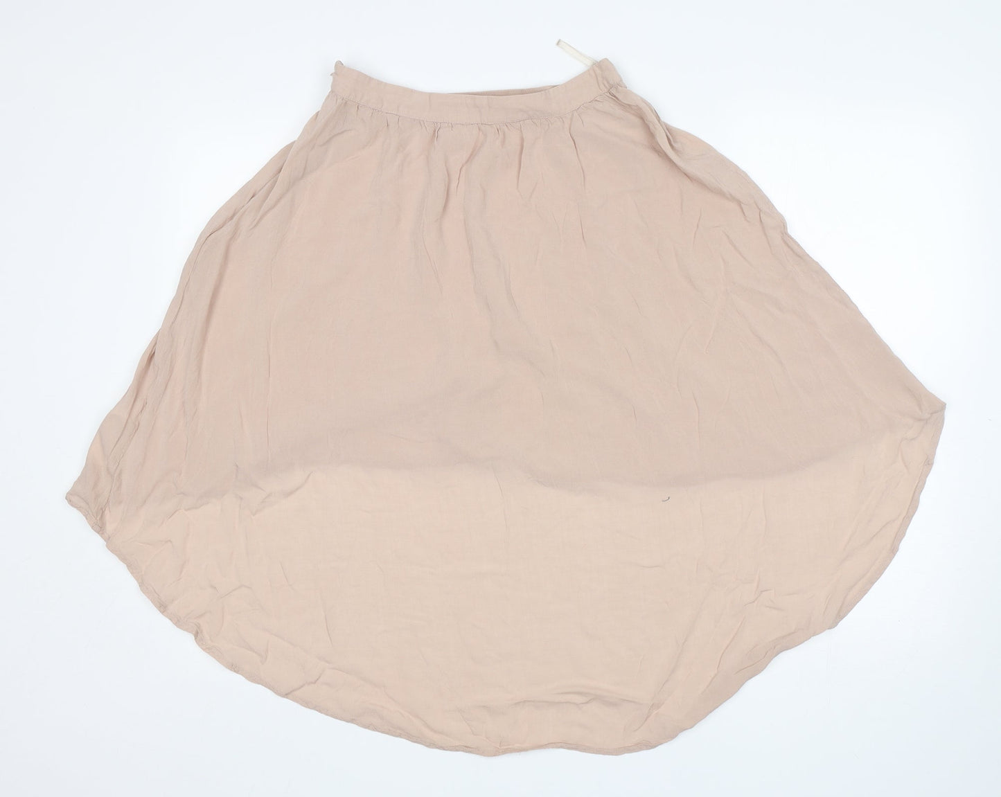 New Look Womens Beige  Viscose A-Line Skirt Size 10