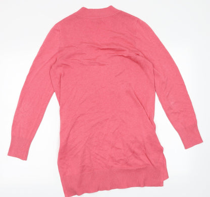 Womens UK Size XS Isaac Mizrahi Pink Cardigan Jumper