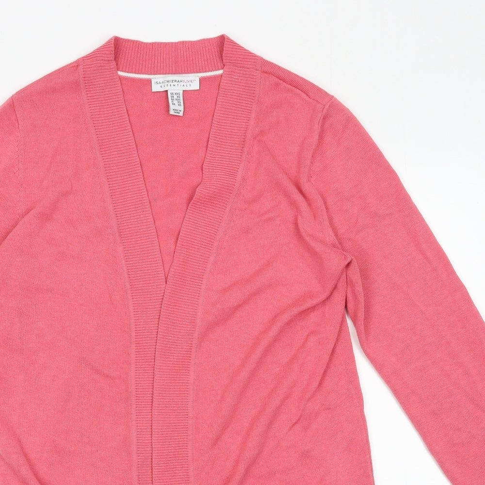 Womens UK Size XS Isaac Mizrahi Pink Cardigan Jumper