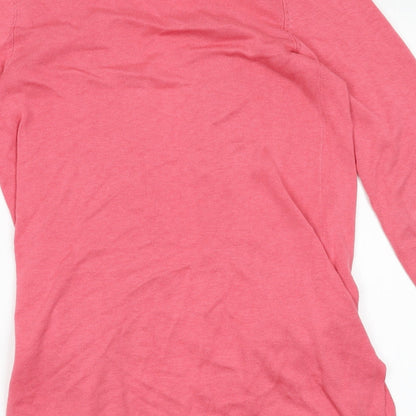 Womens UK Size XS Isaac Mizrahi Pink Cardigan Jumper