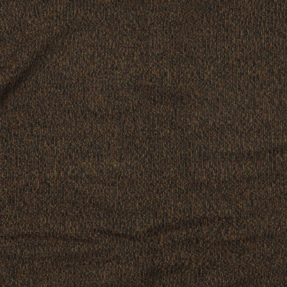 George Mens Brown  Acrylic Pullover Sweatshirt Size XL