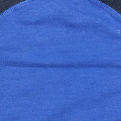 Brand and care label for George boys’ blue cotton pullover sweatshirt, size 2-3, years pullover - epic dude
