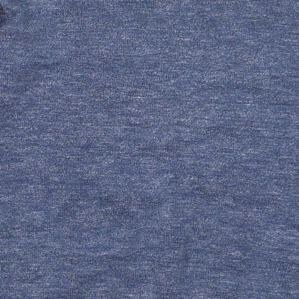 Brand and care label for Next boys’ blue cotton pullover sweatshirt, size 7, years pullover - nyc