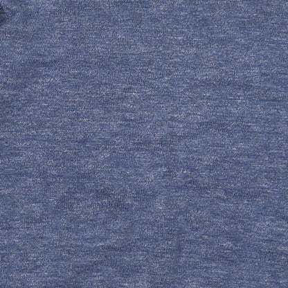 Brand and care label for Next boys’ blue cotton pullover sweatshirt, size 7, years pullover - nyc