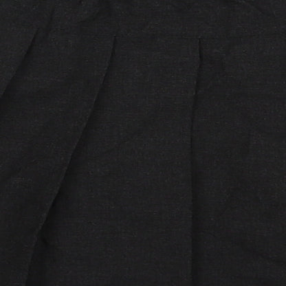George Girls Grey  Polyester A-Line Skirt Size 5-6 Years  Regular Button - School