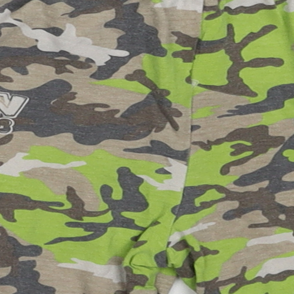 Nickelodeon Boys Green Camouflage Cotton  Sleep Shorts Size 3-4 Years   - Paw patrol