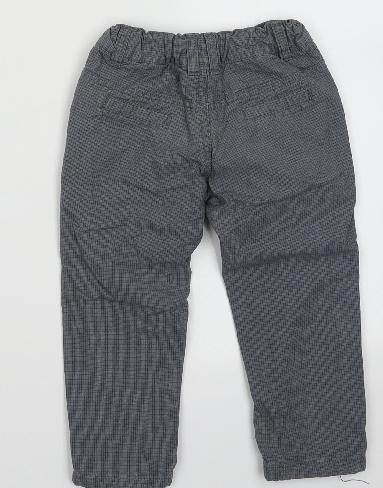 Tape A Loeil Girls Grey  Cotton Cargo Trousers Size 3 Years  Regular Hook & Eye
