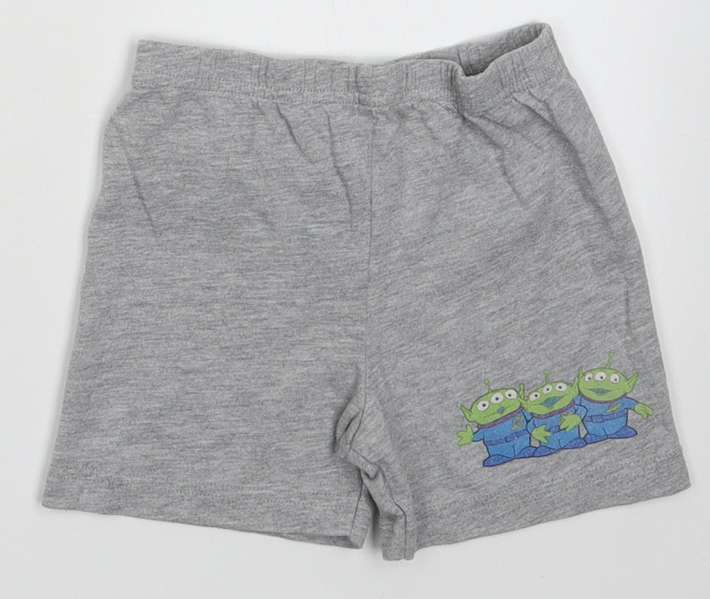 Disney Boys Grey  Cotton  Sleep Shorts Size 12-18 Months   - TOY STORY
