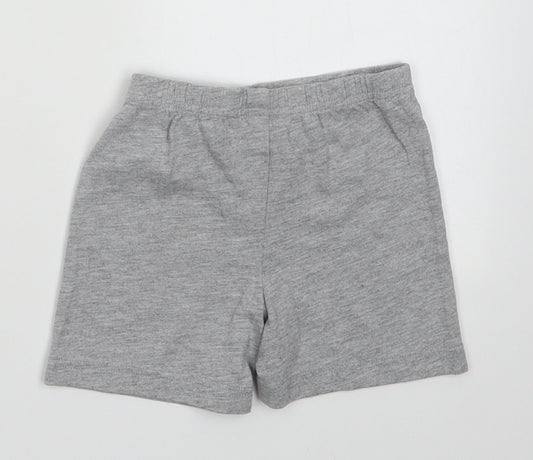 Disney Boys Grey  Cotton  Sleep Shorts Size 12-18 Months   - TOY STORY