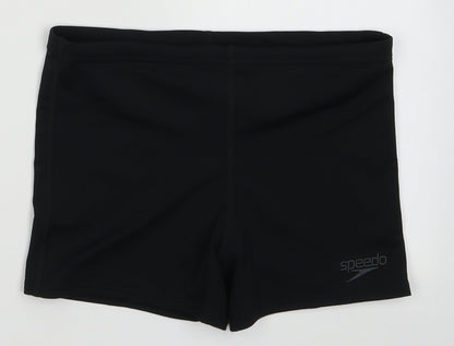 Speedo Boys Black  Polyester Shorts Outfit/Set Size 12 Months