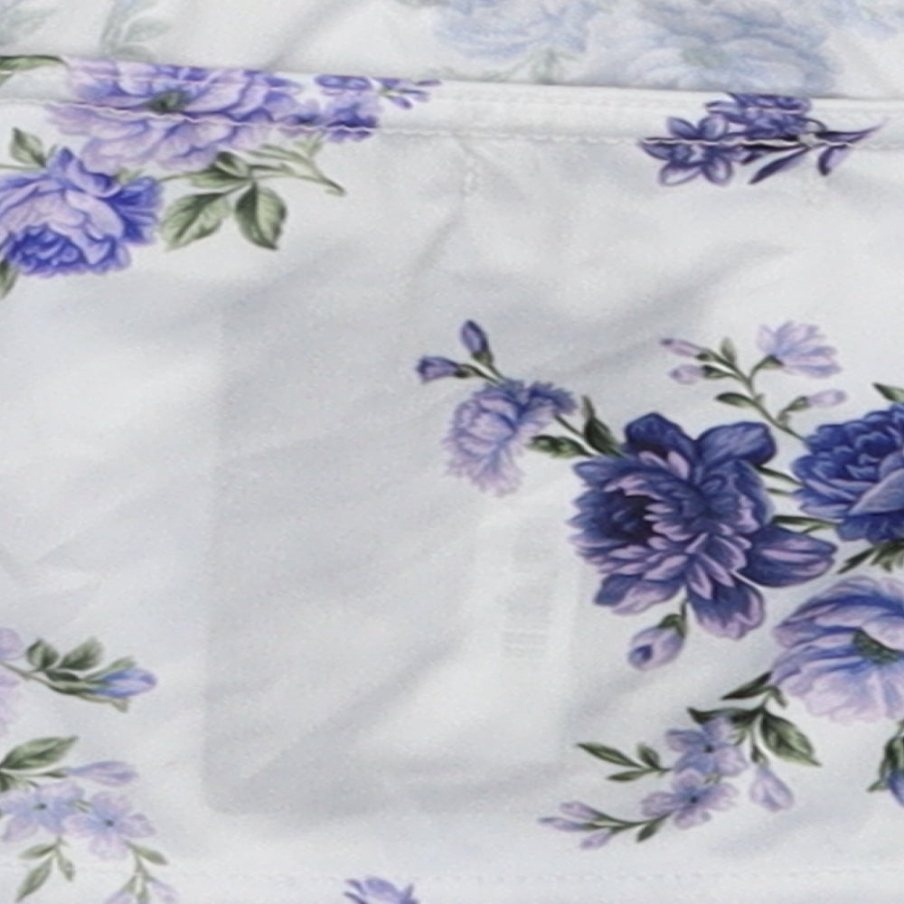 Womens UK Size 8 PRETTYLITTLETHING Purple Tunic Tank