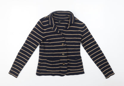 Womens UK Size S Tahari Blue Cardigan Jumper