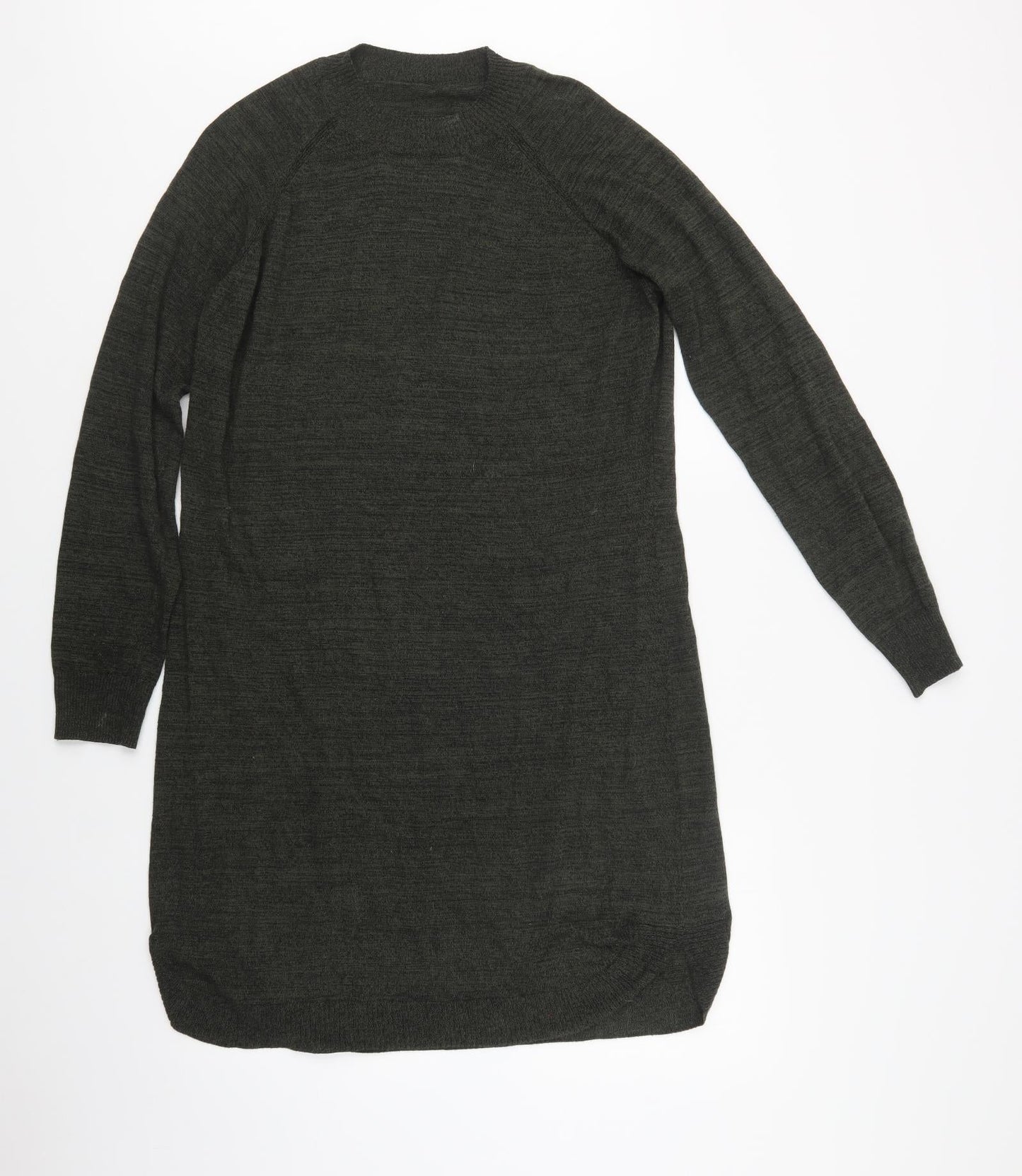 Woolworths Womens Green  Acrylic Kaftan  Size M  Crew Neck