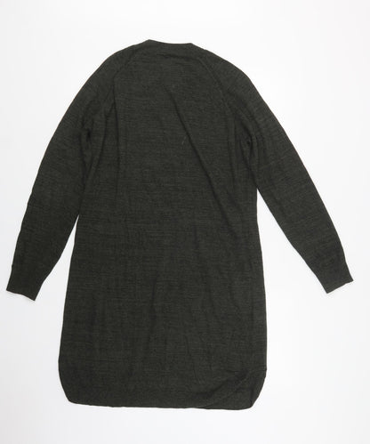 Woolworths Womens Green  Acrylic Kaftan  Size M  Crew Neck