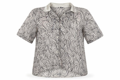 Womens UK Size 16 Debenhams Grey Basic Button-Up
