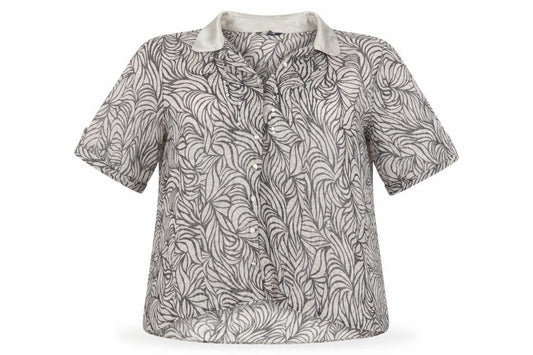 Womens UK Size 16 Debenhams Grey Basic Button-Up