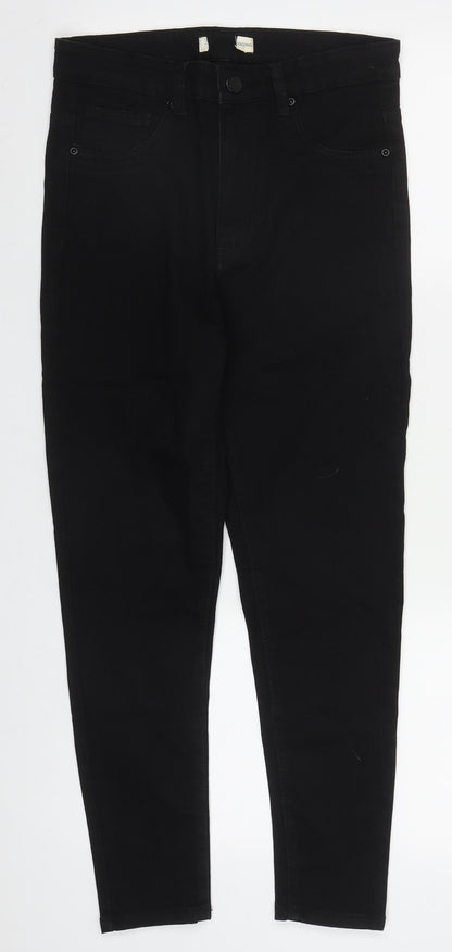 Womens UK Size 29 in Preworn Regular Fit Jegging Black Jeans