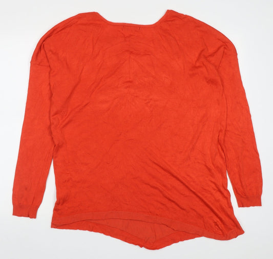 Womens UK Size 18 Atmosphere Red Pullover Jumper