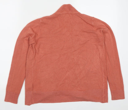 Womens UK Size S Marks and Spencer Pink Cardigan Jumper