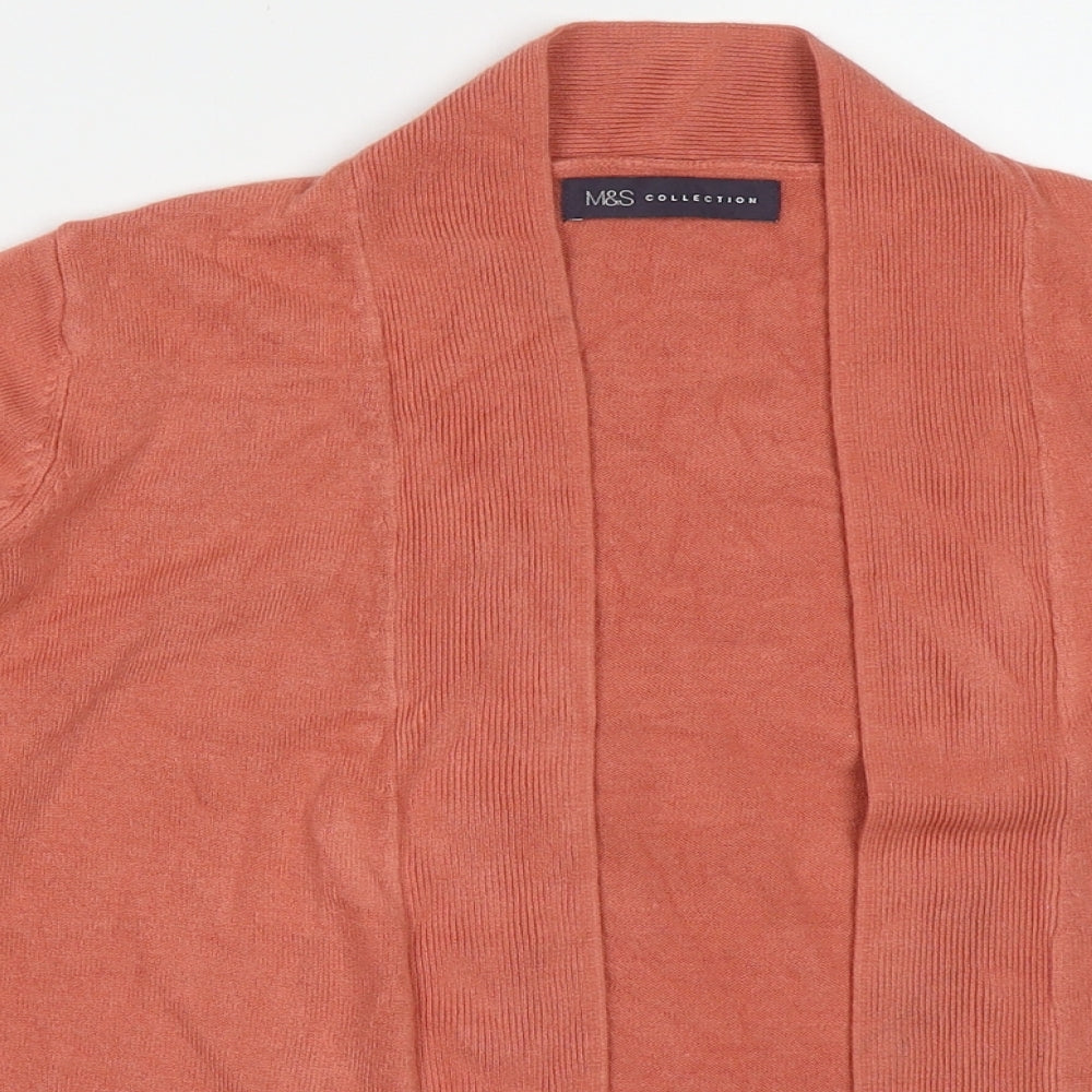 Womens UK Size S Marks and Spencer Pink Cardigan Jumper