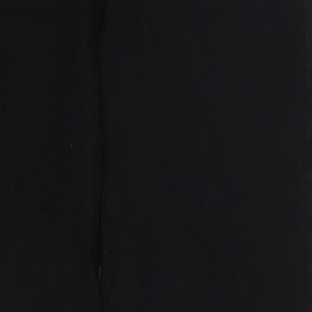 Denim Co Womens Black  Cotton Skinny Jeans Size 14 L26 in Regular Button