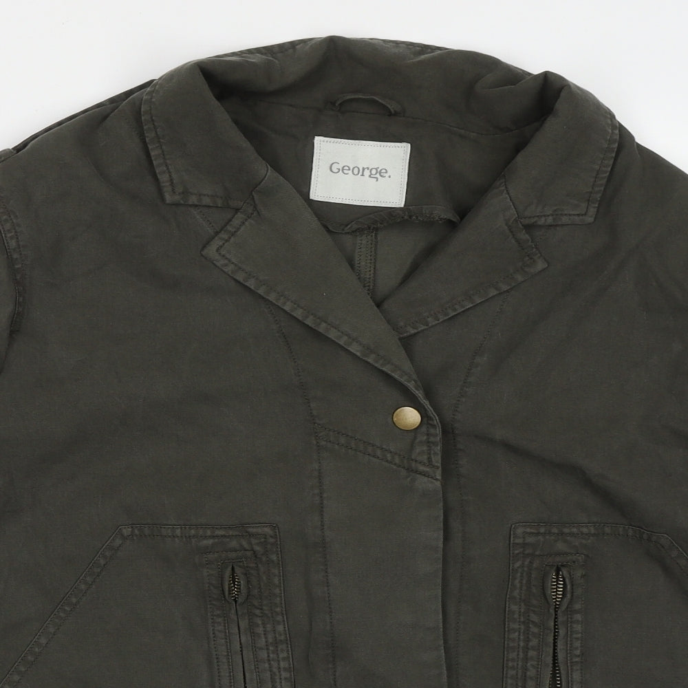George Womens Green   Jacket  Size 16  Button