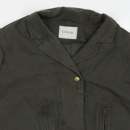 George Womens Green   Jacket  Size 16  Button