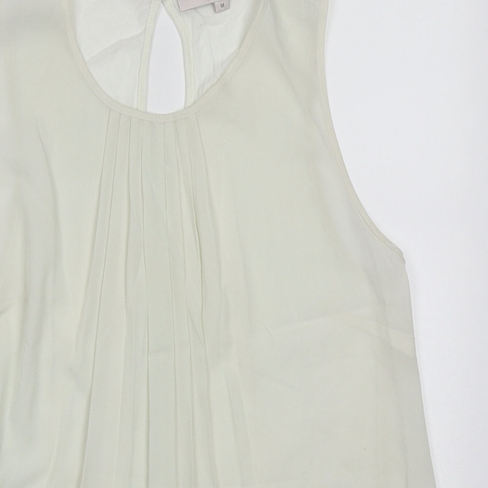 Womens UK Size M French Connection White Basic Tank