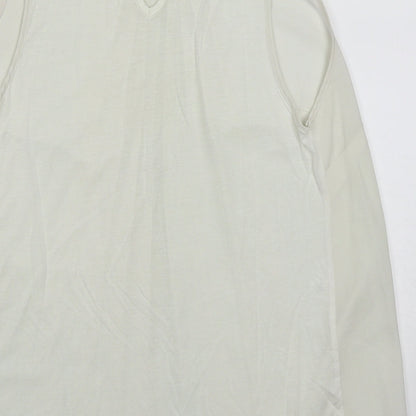 Womens UK Size M French Connection White Basic Tank
