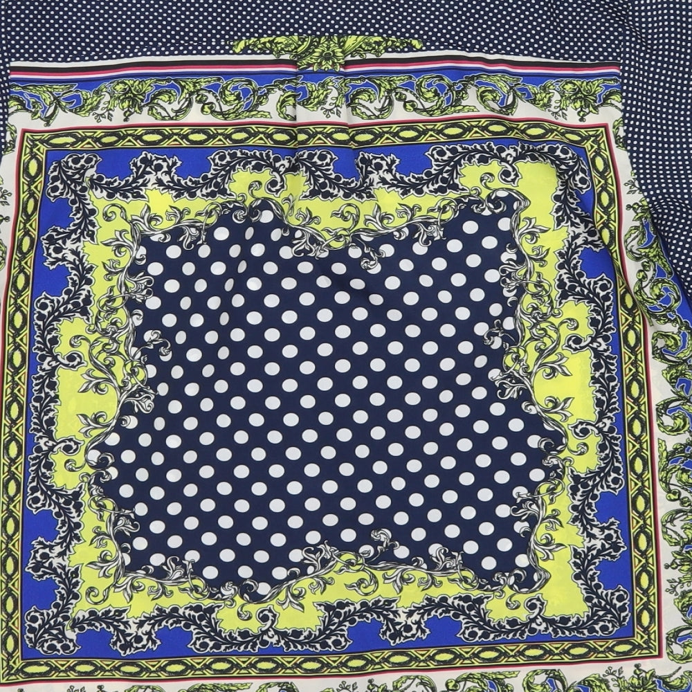 Womens UK Size 10 NEXT Blue Basic Blouse