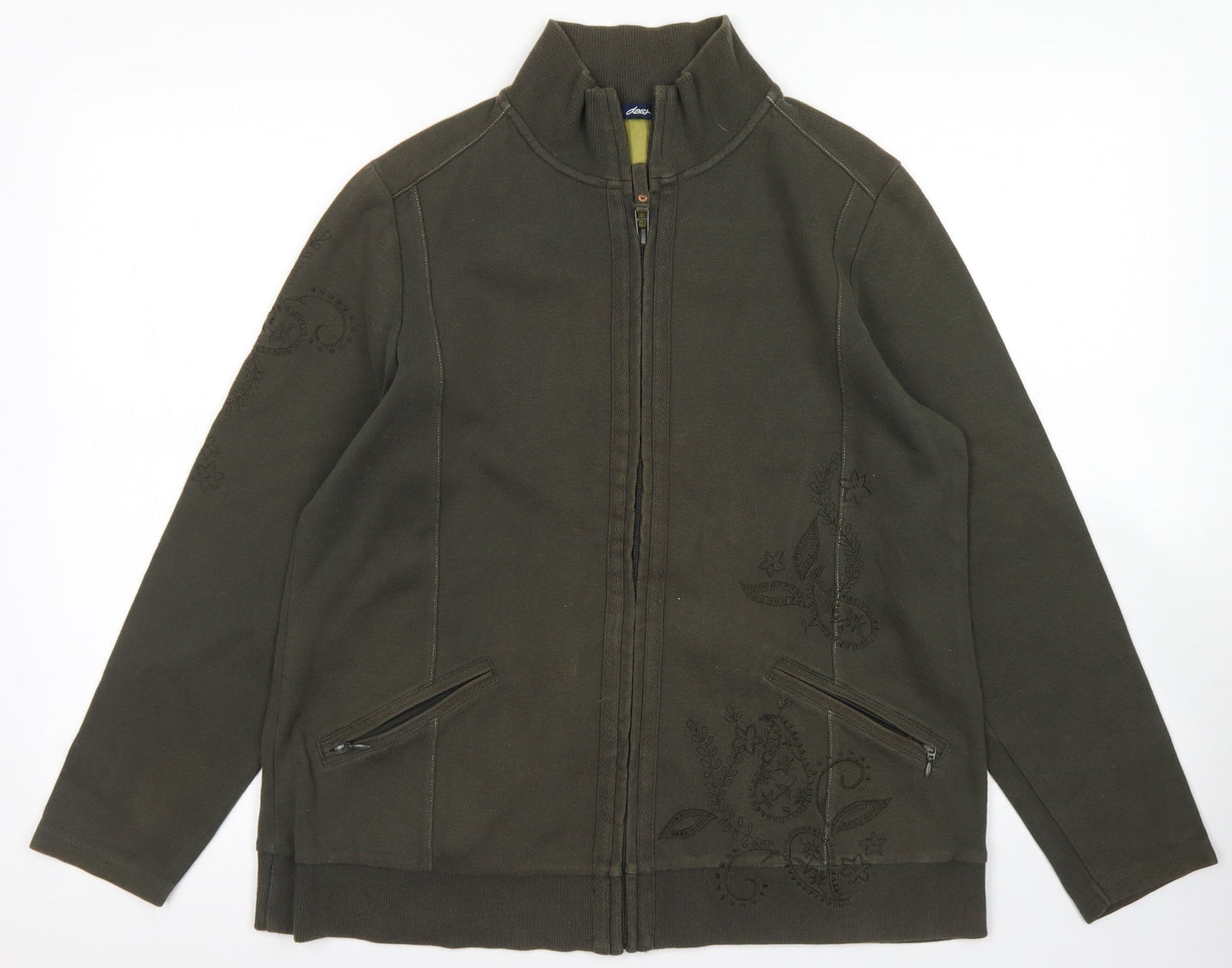 DASH Womens Green   Jacket  Size 14  Zip