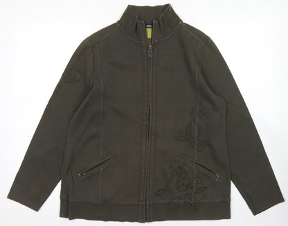 DASH Womens Green   Jacket  Size 14  Zip