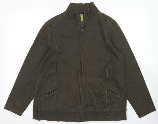 DASH Womens Green   Jacket  Size 14  Zip