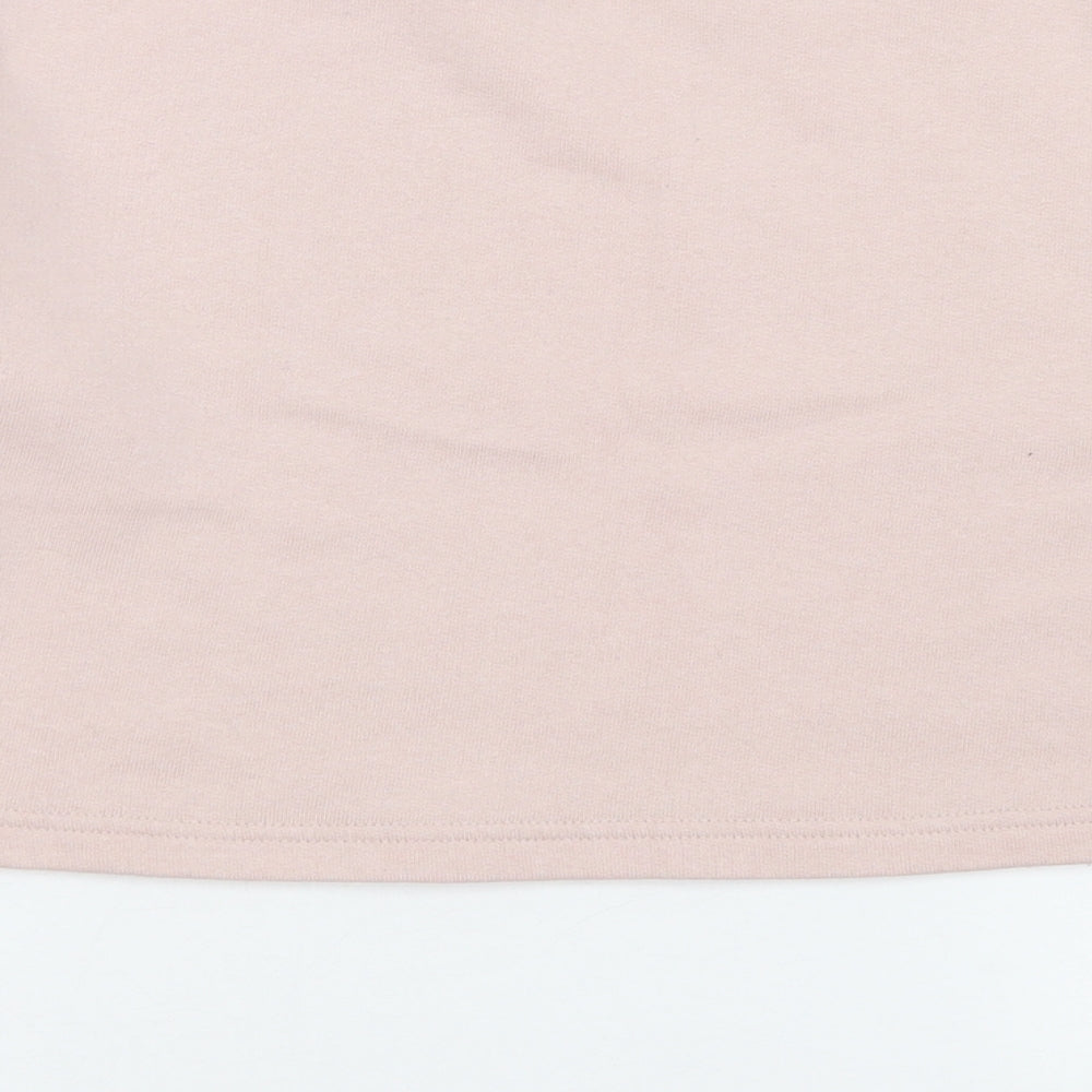 915 Generation Girls Pink  Cotton Pullover Sweatshirt Size 10-11 Years   - Cropped