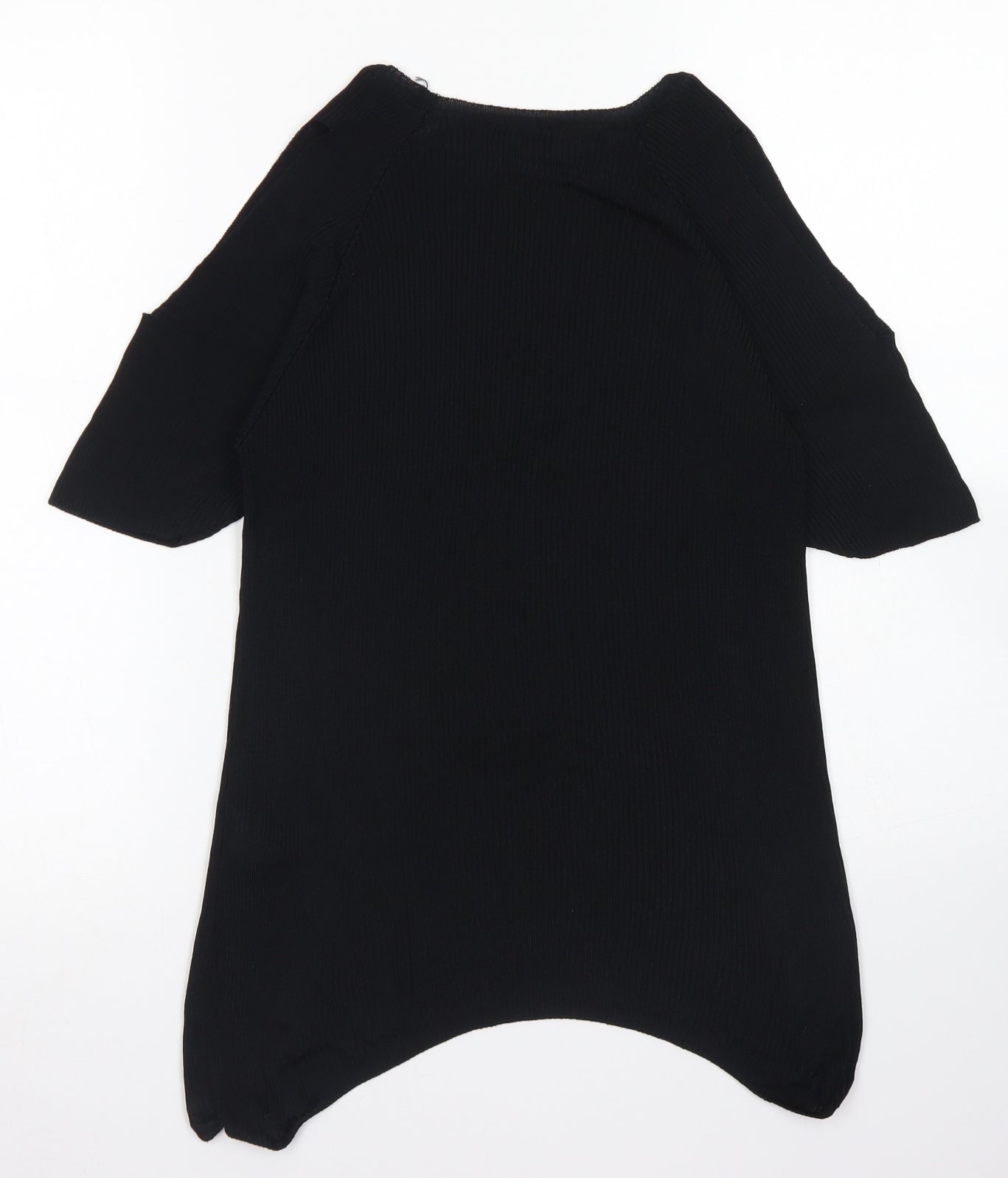 Womens UK Size 8 Warehouse Black Basic Blouse