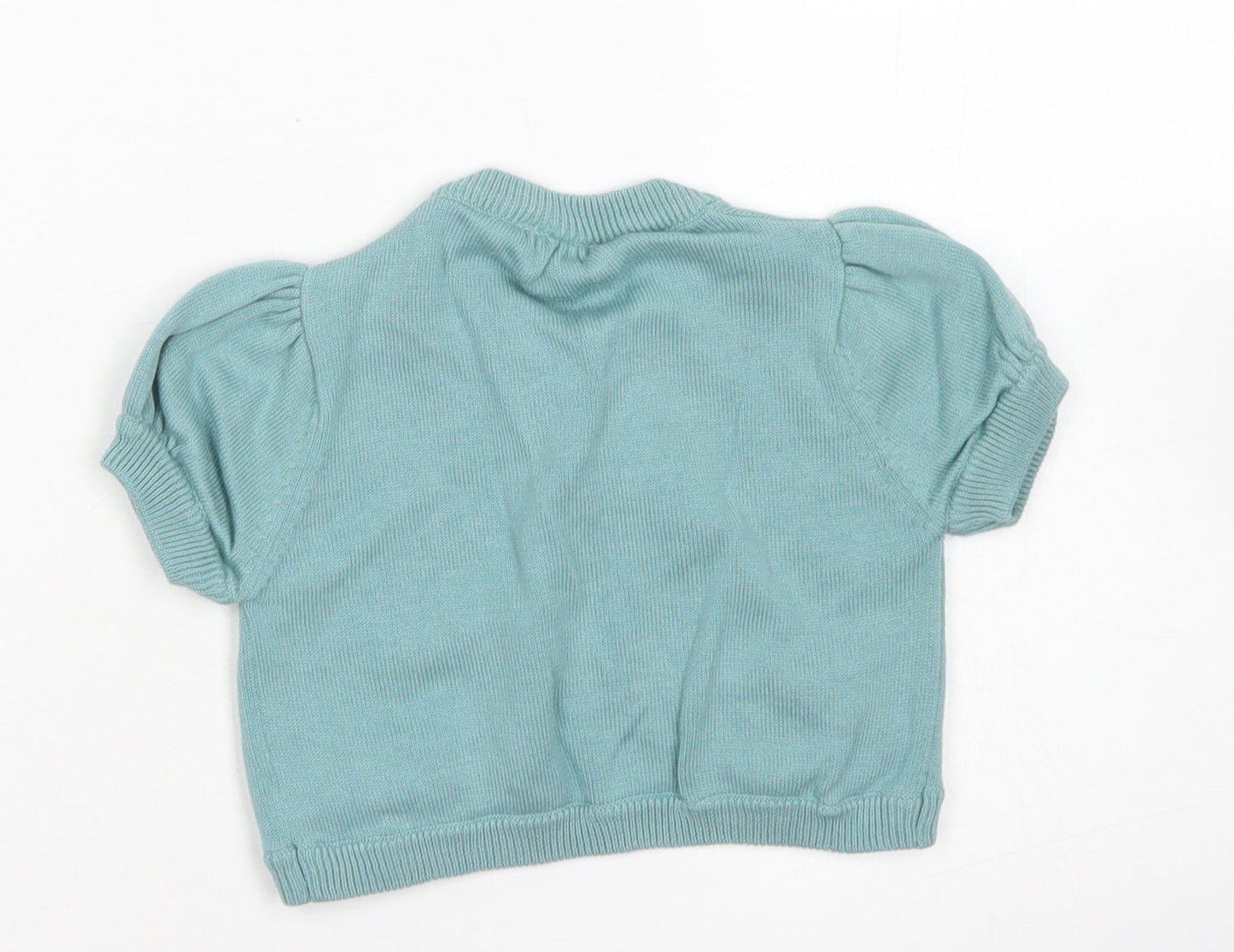 Cherokee  Blue  Cotton Cardigan Jumper Size 12-18 Months  Button