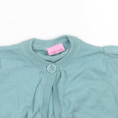 Cherokee  Blue  Cotton Cardigan Jumper Size 12-18 Months  Button