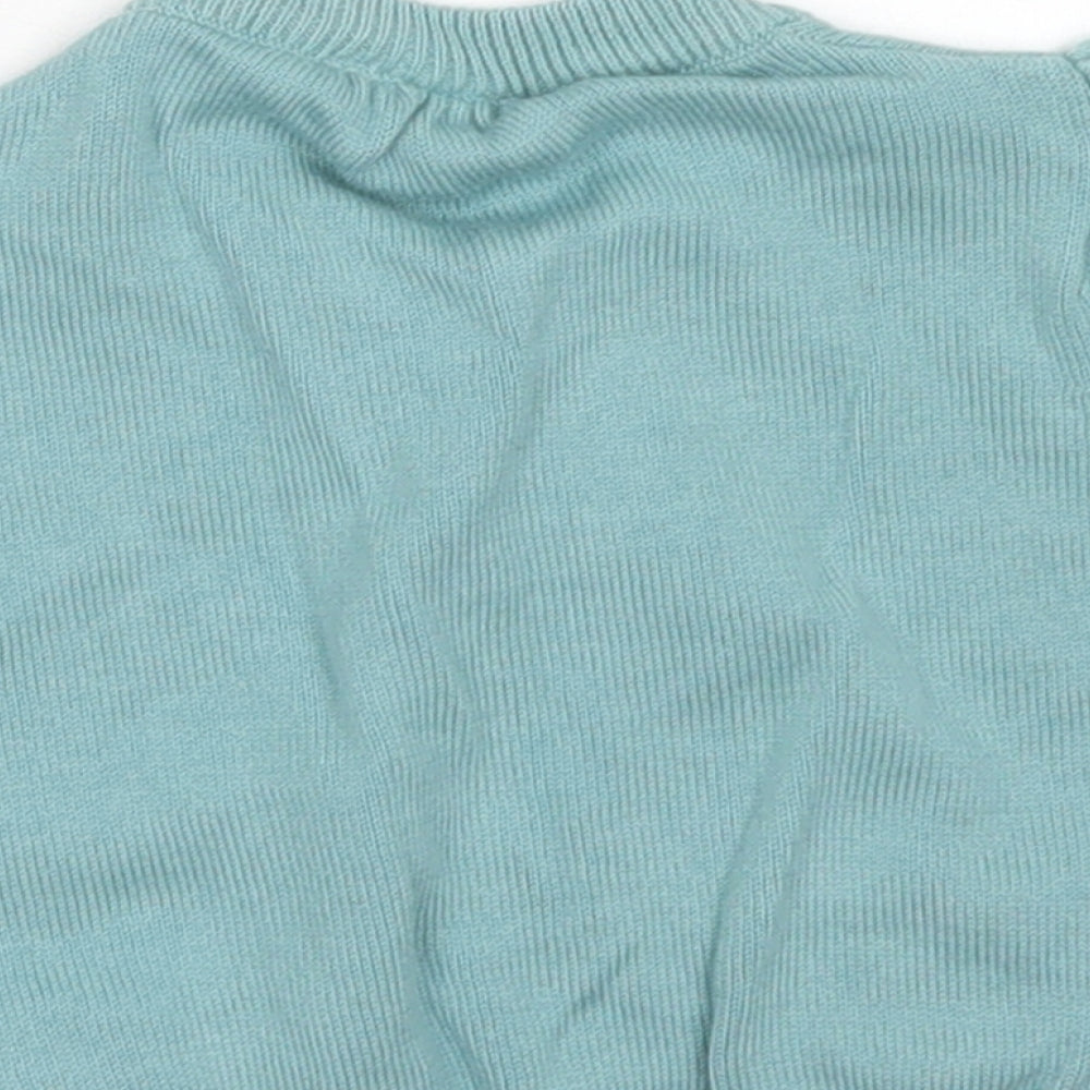 Cherokee  Blue  Cotton Cardigan Jumper Size 12-18 Months  Button