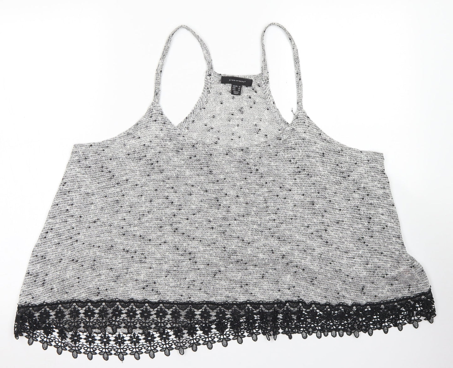 Womens UK Size 18 Atmosphere Grey Cropped Tank