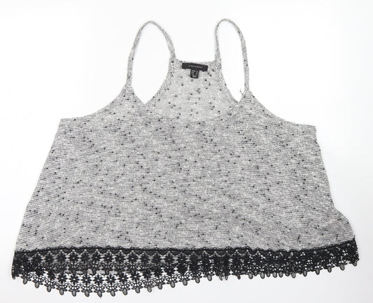 Womens UK Size 18 Atmosphere Grey Cropped Tank