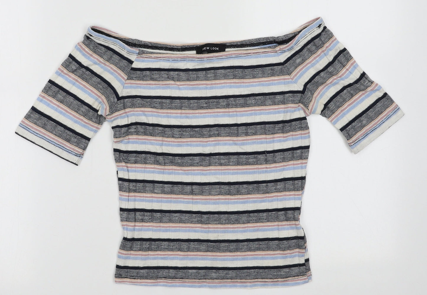 Womens UK Size 8 New Look Multicoloured Tunic T-Shirt