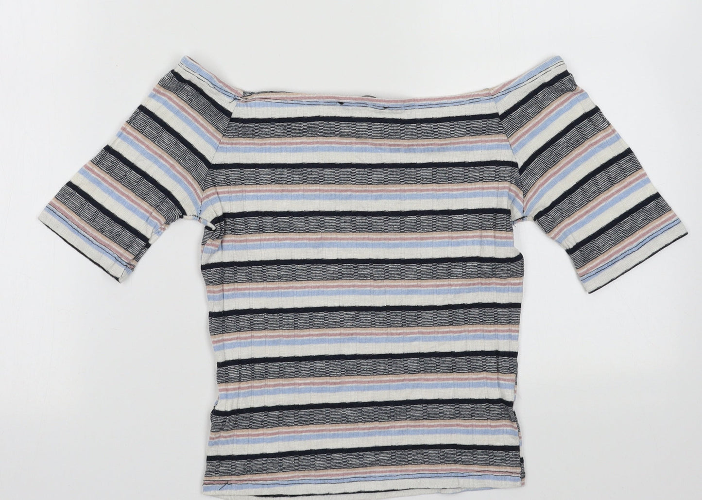 Womens UK Size 8 New Look Multicoloured Tunic T-Shirt
