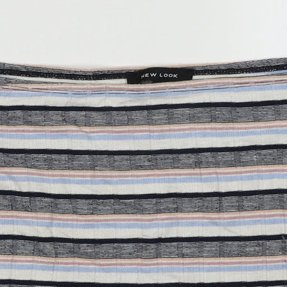 Womens UK Size 8 New Look Multicoloured Tunic T-Shirt